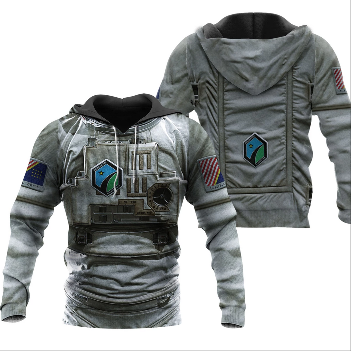 SPACE SUIT 3D ALL OVER PRINTED SHIRTS FOR MEN AND WOMEN MP918-Apparel-MP-Hoodie-S-Vibe Cosy™