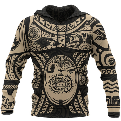 Maui Tattoo Shirt, Mini Maui Tattoo 3D Full Printing Pullover Hoodie MP981-Apparel-MP-Hoodie-S-Vibe Cosy™