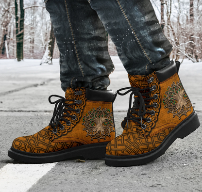 Celtic Tree Of Life Classic Boots For Men And Women TN