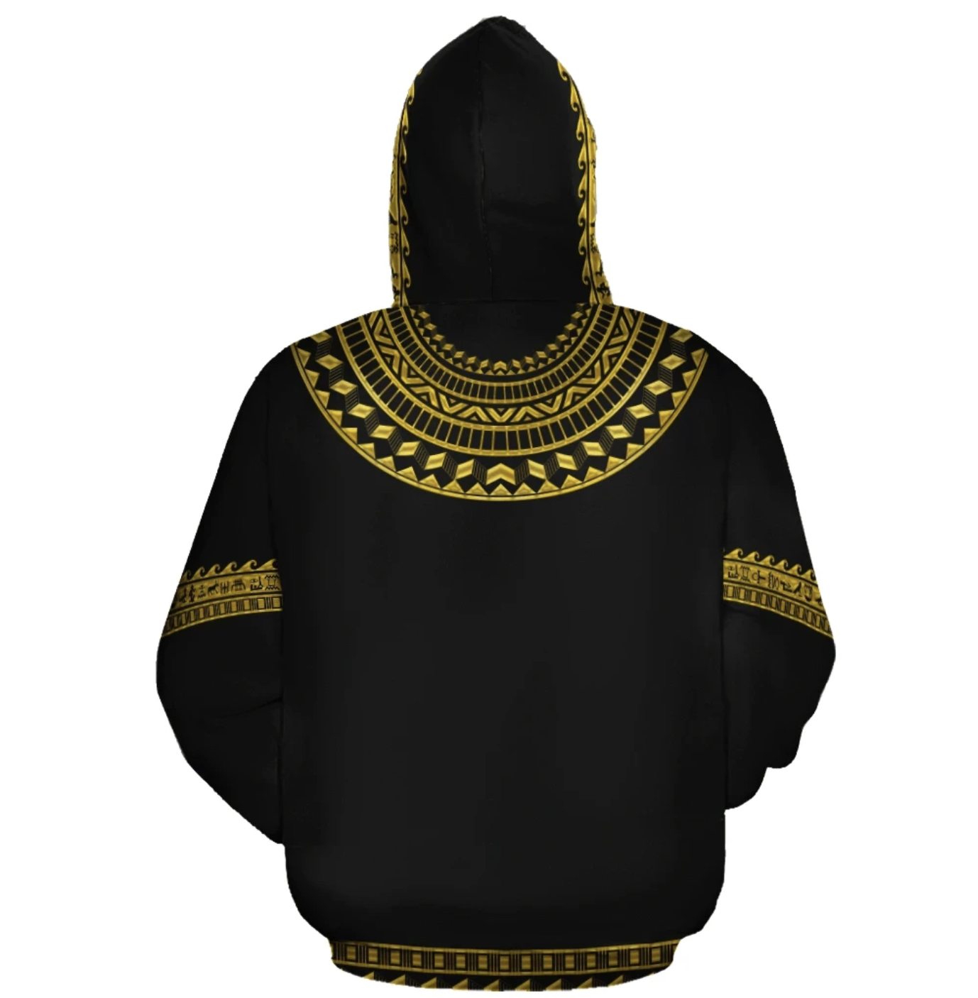 African Hoodie - African Horus Egypt Hoodie DTD26062003-ALL OVER PRINT HOODIES (A)-HPArt-Women-XS-Black-Vibe Cosy™