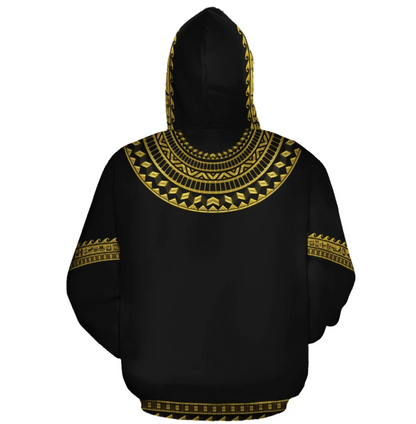 African Hoodie - African Horus Egypt Hoodie DTD26062003-ALL OVER PRINT HOODIES (A)-HPArt-Women-XS-Black-Vibe Cosy™