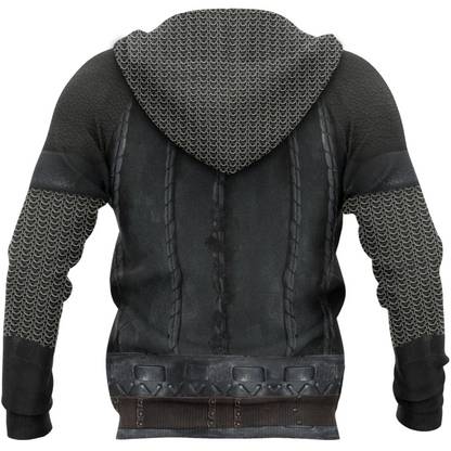 The Last Kingdom Warrior Chainmail Armor 3D All Over Printed Shirts Hoodie MP020301-Apparel-P-Hoodie-S-Vibe Cosy™