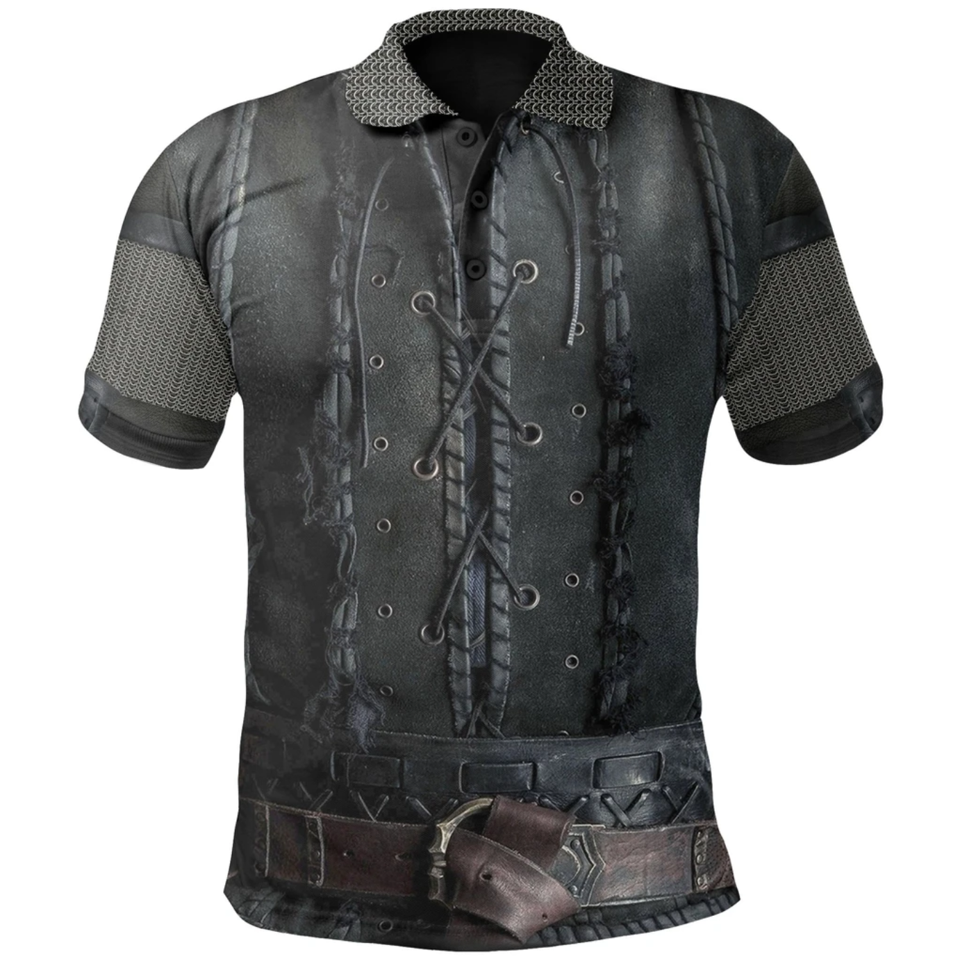 The Last Kingdom Warrior Chainmail Armor 3D All Over Printed Shirts Hoodie MP020301-Apparel-P-Polo Shirts-S-Vibe Cosy™