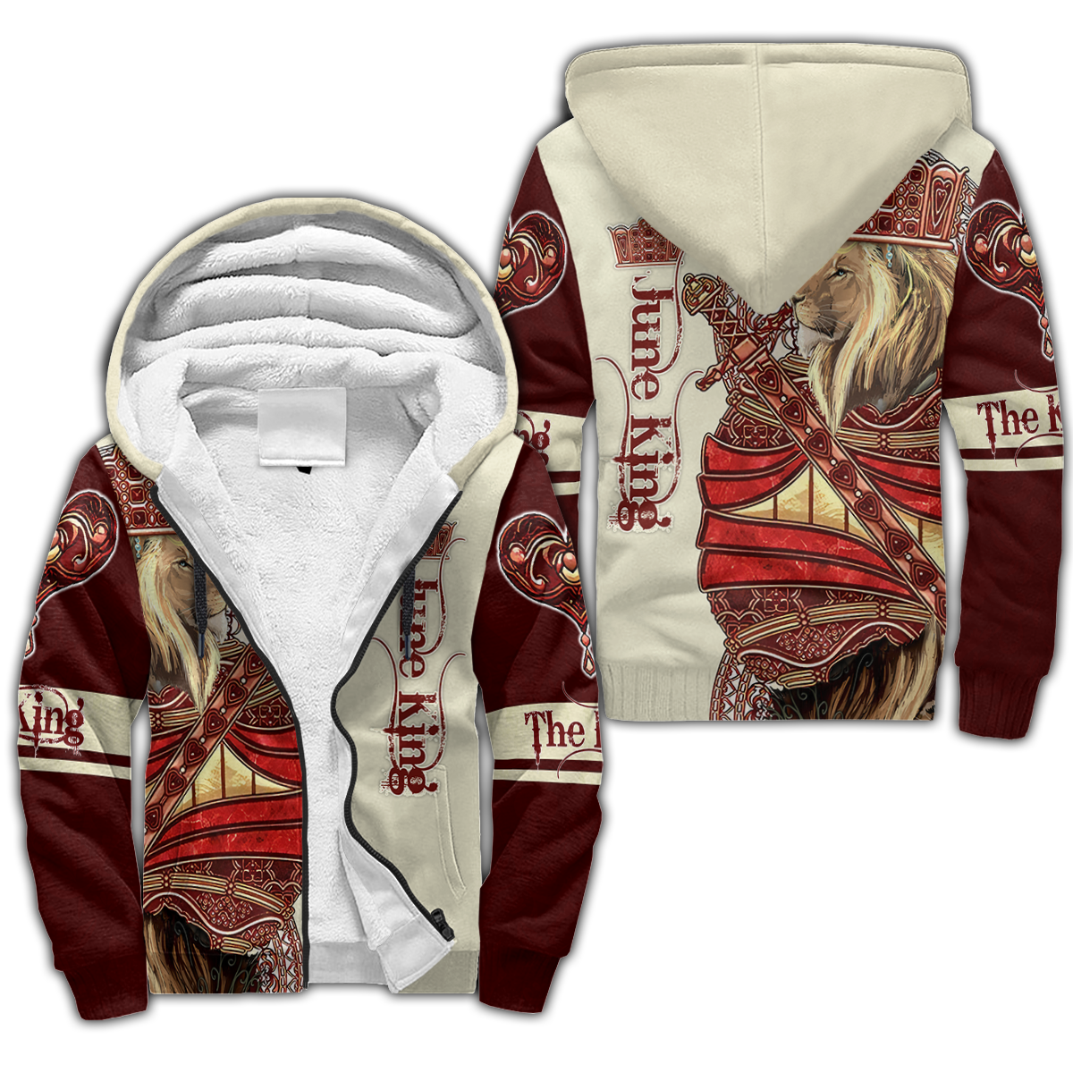 June King Lion 3D All Over Printed Unisex Shirts