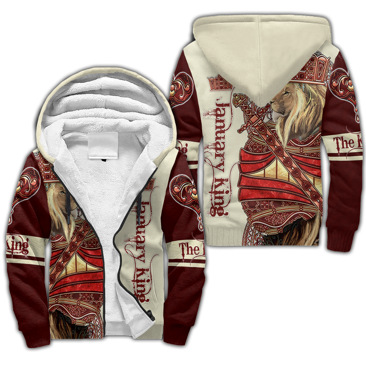 January King Lion 3D All Over Printed  Unisex Shirts