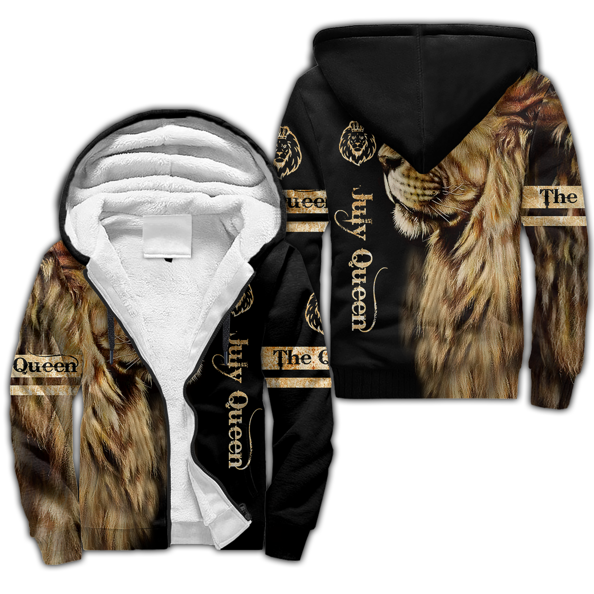 July Lion Queen 3D All Over Printed Shirt for Women