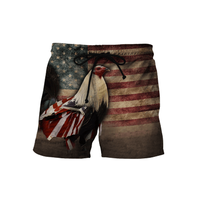 Premium Rooster 3D All Over Printed Unisex Shirts