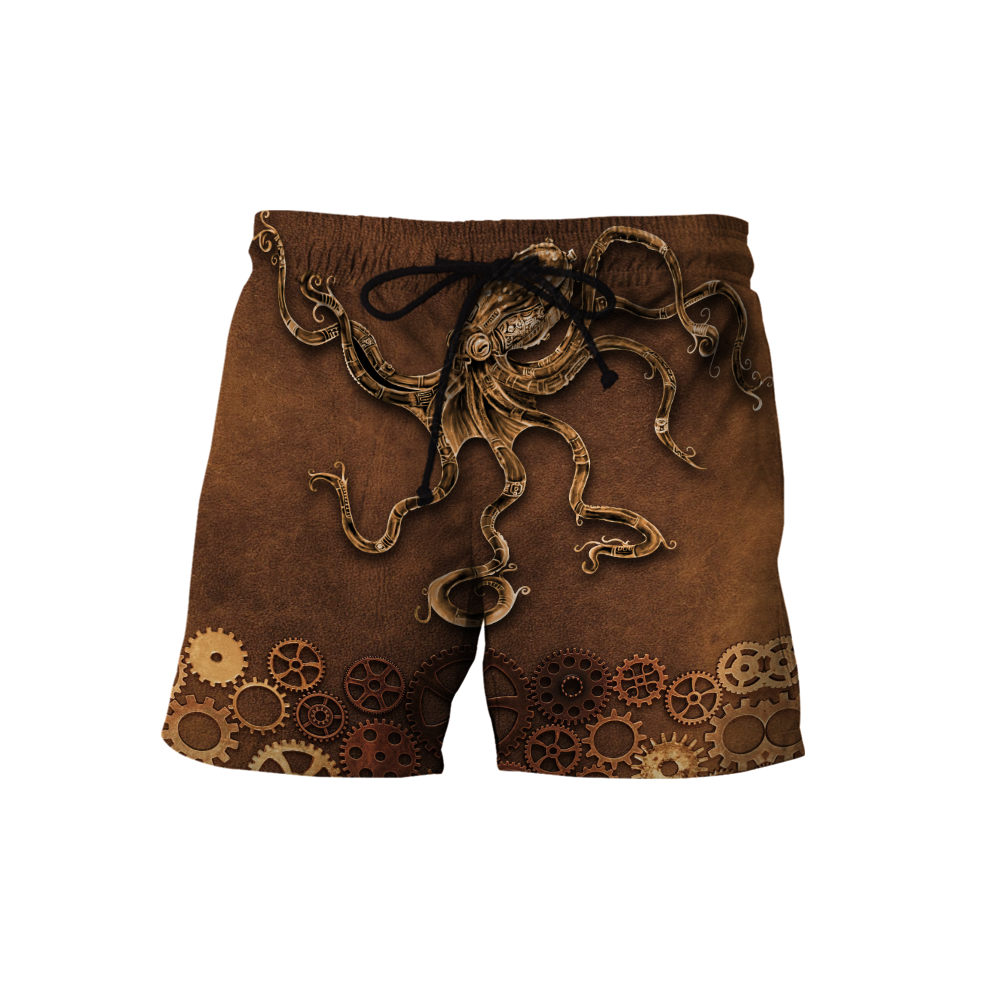 Octopus Steampunk Mechanic All Over Printed Hoodie For Men and Women DD11102001CL-NDD