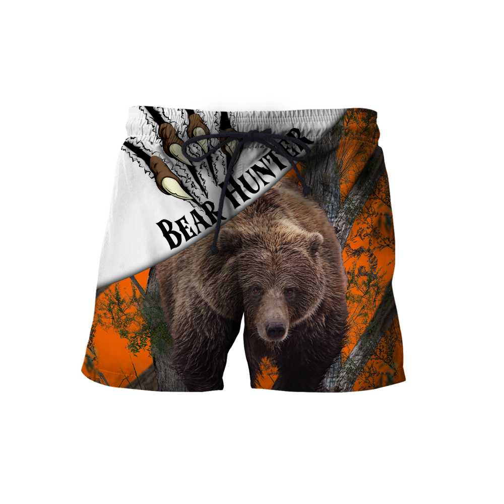 BEAR HUNTING CAMO 3D ALL OVER PRINTED SHIRTS FOR MEN AND WOMEN Pi051201 PL-Apparel-PL8386-Shorts-S-Vibe Cosy™