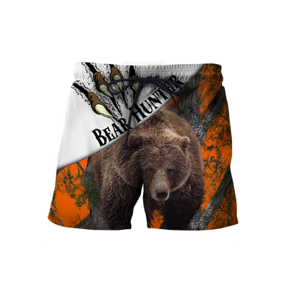 BEAR HUNTING CAMO 3D ALL OVER PRINTED SHIRTS FOR MEN AND WOMEN Pi051201 PL-Apparel-PL8386-Shorts-S-Vibe Cosy™