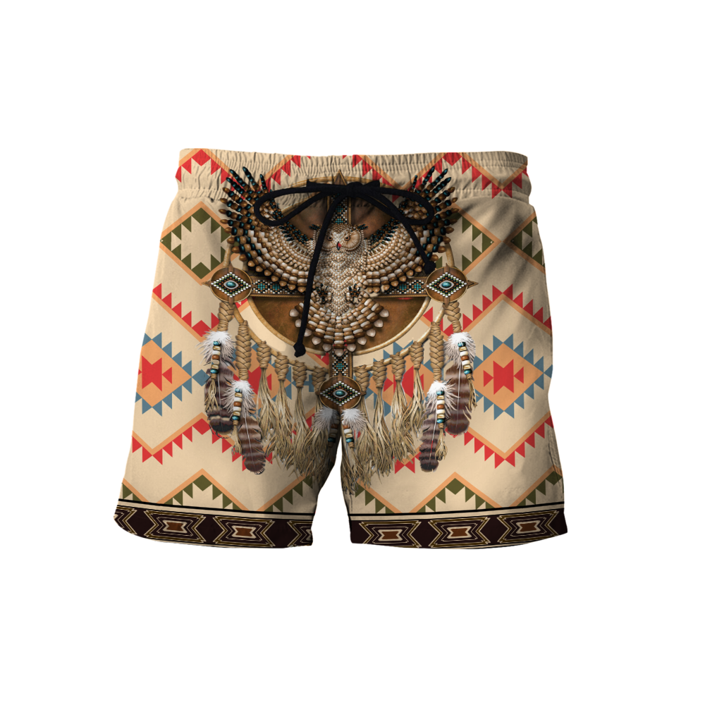 Native American Pattern Dreamcatcher 3D All Over Printed Shirts For Men