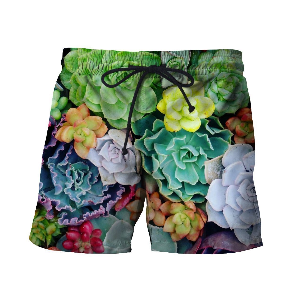 3D All Over Printed Colorful Succulent Shirts-Apparel-HP Arts-SHORTS-S-Vibe Cosy™