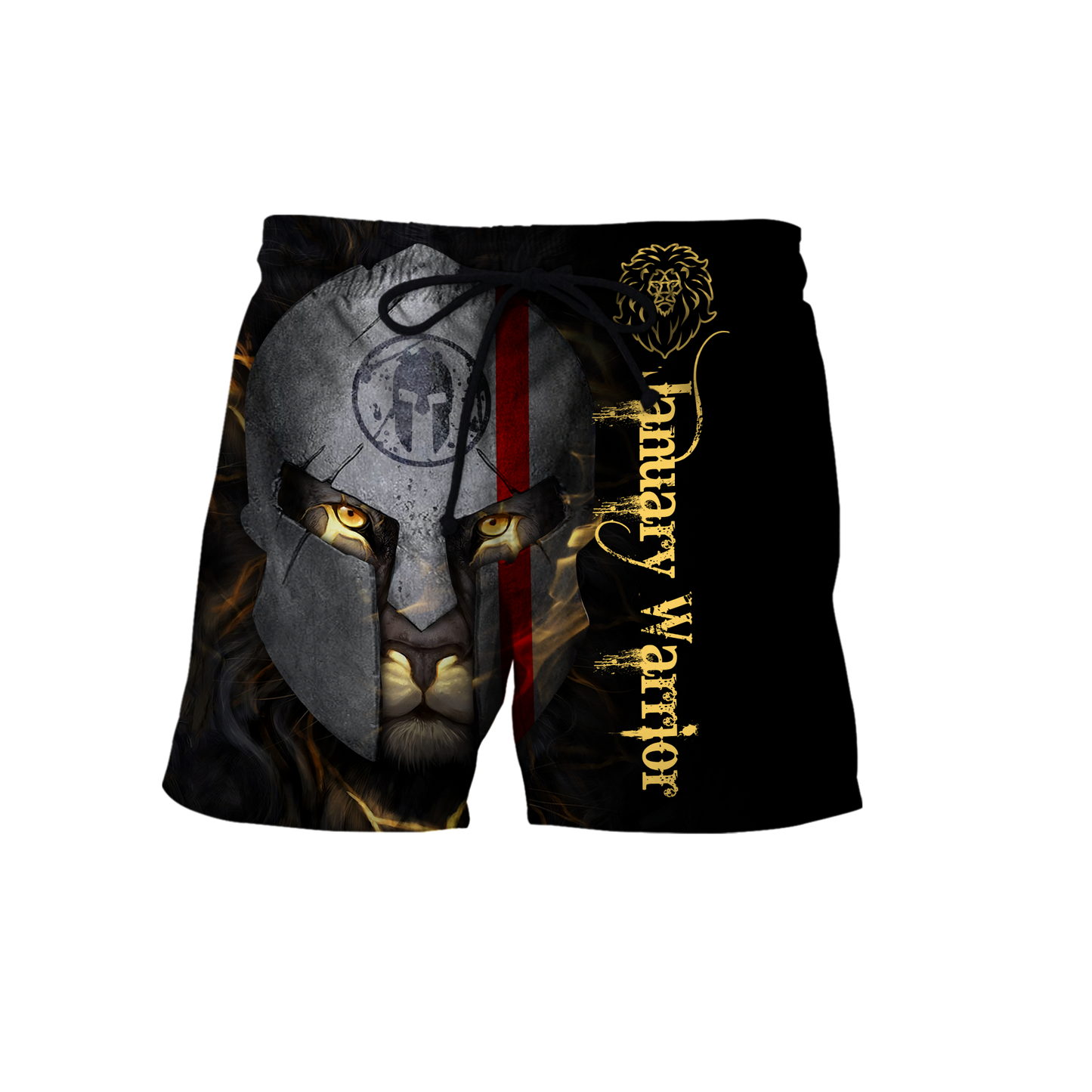 January Spartan Lion Warrior 3D All Over Printed Unisex Shirts