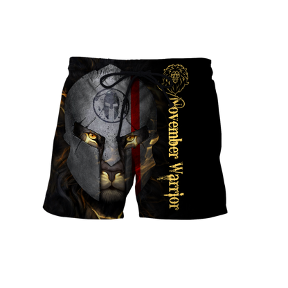 November Spartan Lion Warrior 3D All Over Printed Unisex Shirts