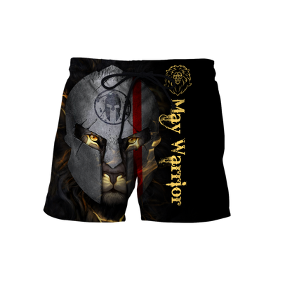 May Spartan Lion Warrior 3D All Over Printed Unisex Shirts