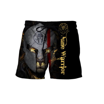 June Spartan Lion Warrior 3D All Over Printed Unisex Shirts