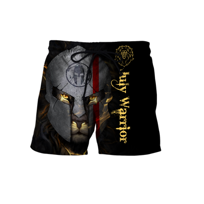 July Spartan Lion Warrior 3D All Over Printed Unisex Shirts