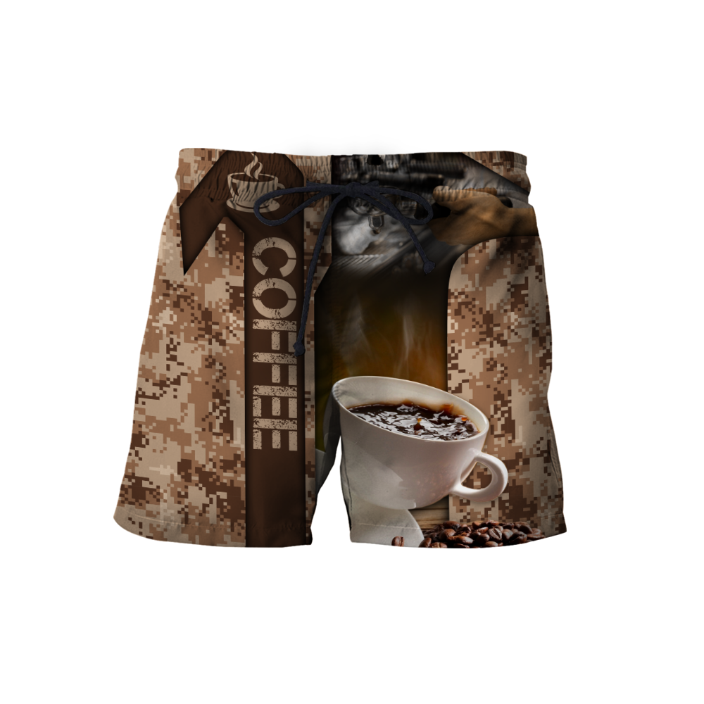 Barista 3D All Over Printed Differences Between Types Of World Coffee Shirts and Shorts Pi221203 PL-Apparel-PL8386-Shorts-S-Vibe Cosy™