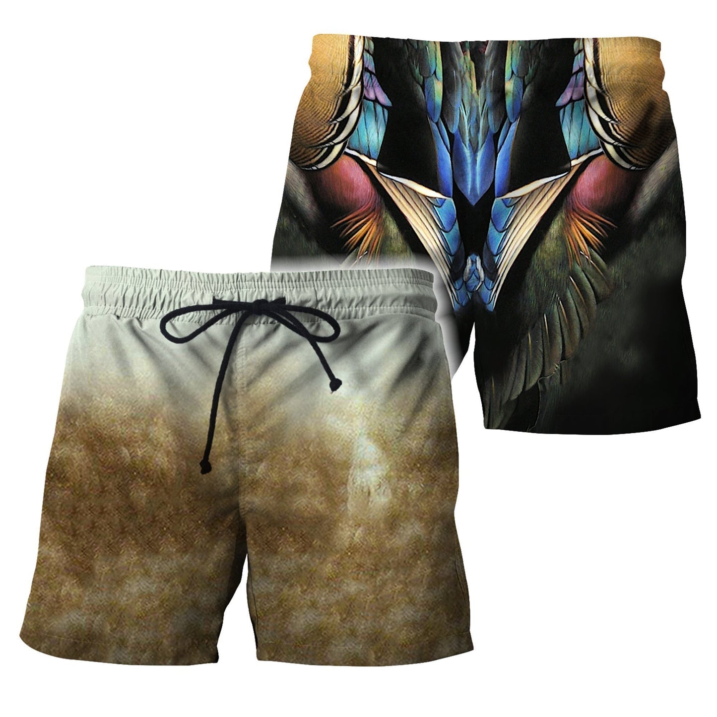 Wood Duck Cover 3D All Over Printed Shirts-Apparel-HP Arts-SHORTS-S-Vibe Cosy™