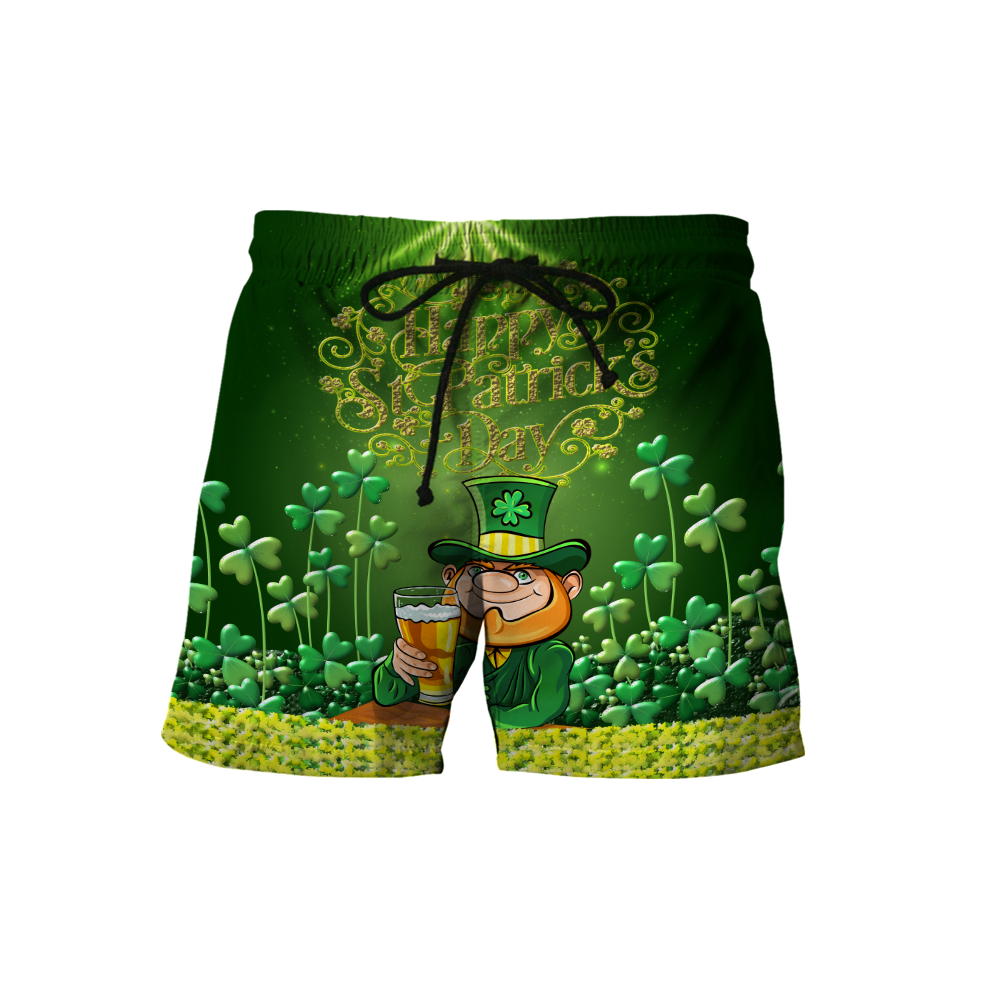 Happy St Patrick's Day Irish Hoodie T-Shirt Sweatshirt for Men and Women Pi170205-Apparel-NM-Shorts-S-Vibe Cosy™