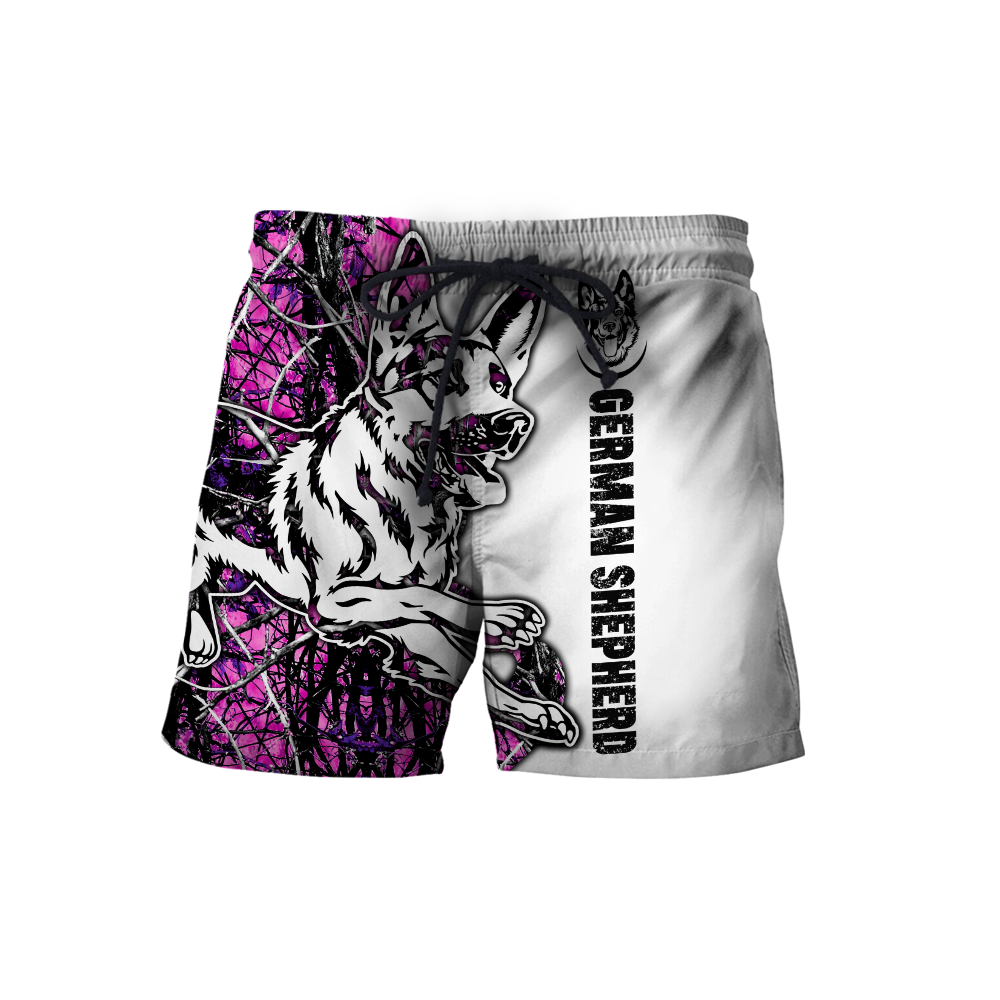 German shepherd pink tattoo 3d hoodie shirt for men and women HAC180805