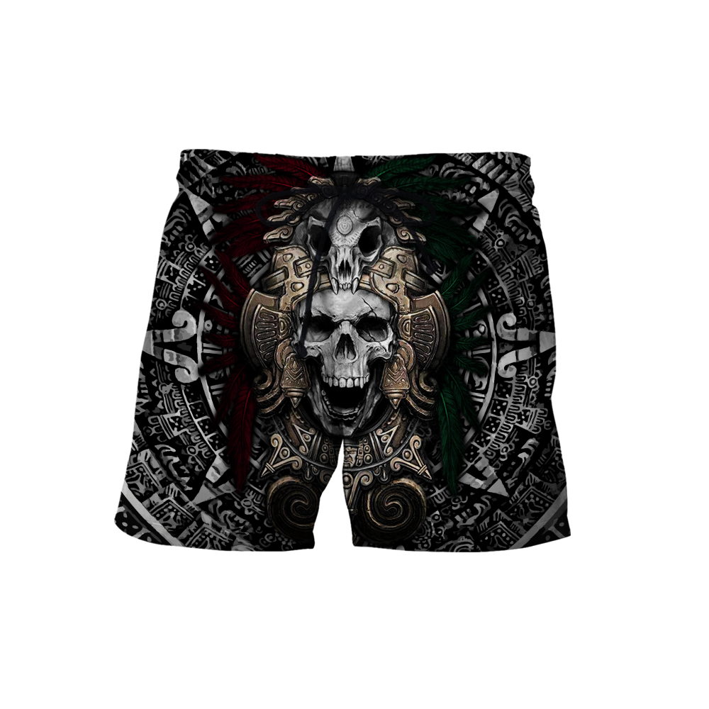 Aztec Skull By ML-Apparel-ML-Short-S-Vibe Cosy™