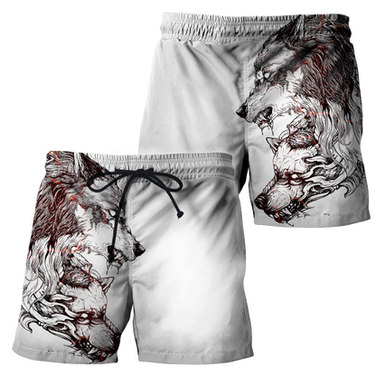 Tattoo Wolf Hoodie T Shirt For Men and Women HAC290502-NM