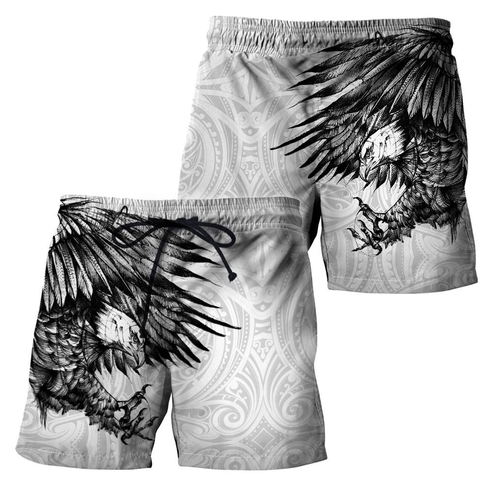 Eagle Tattoo Art Hoodie T Shirt For Men and Women HAC300503-NM-Apparel-NM-Shorts-S-Vibe Cosy™