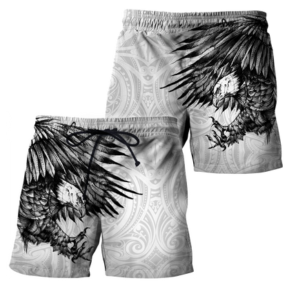 Eagle Tattoo Art Hoodie T Shirt For Men and Women HAC300503-NM-Apparel-NM-Shorts-S-Vibe Cosy™