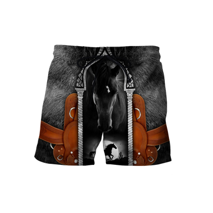 Beautiful Horse 3D All Over Printed shirt for Men and Women Pi080101-Apparel-NNK-Shorts-S-Vibe Cosy™