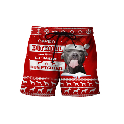 Save A Pit Bull Christmas Shirt for Men and Women NDD08102002