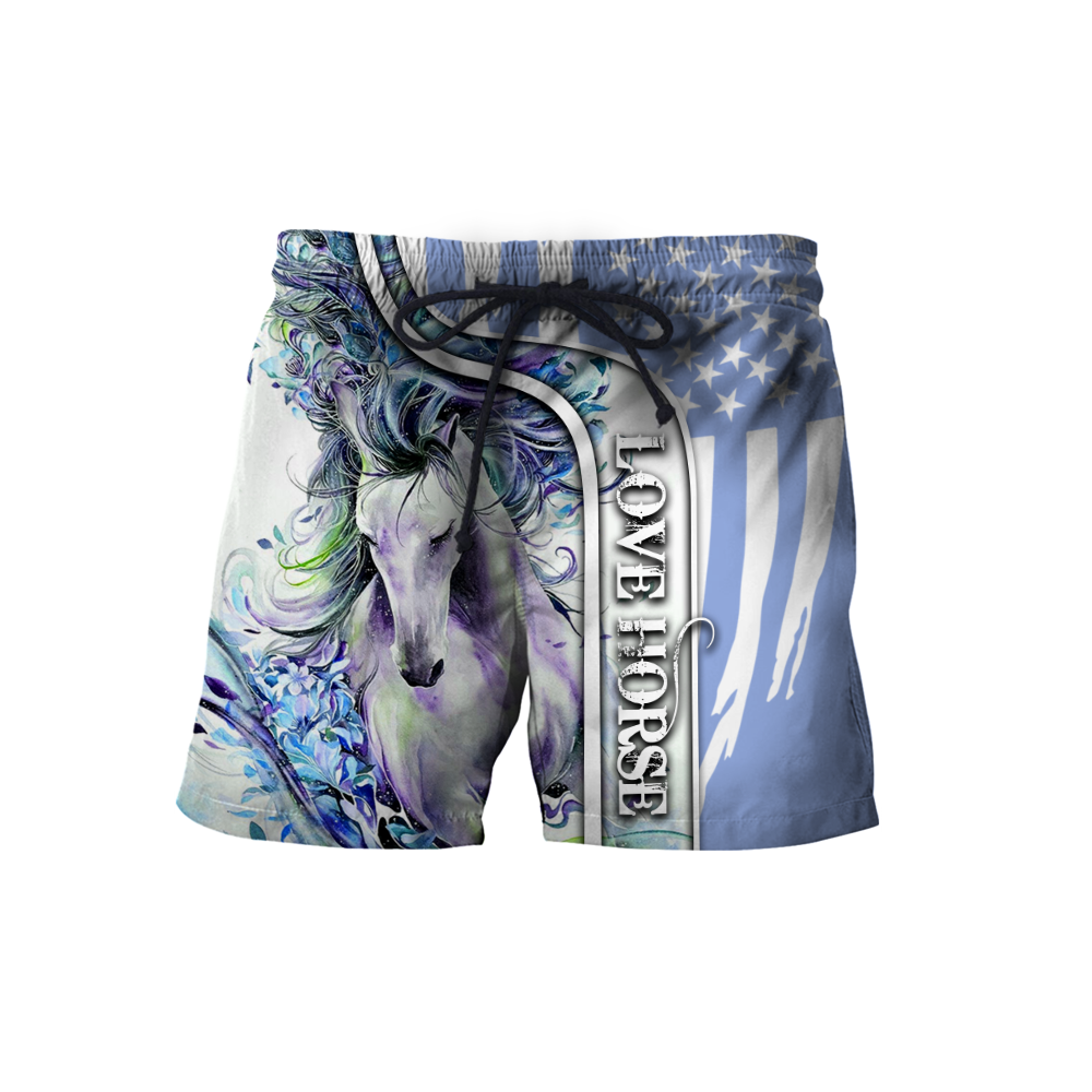 Beautiful Love Horse winter set for Women - Blue Version Pi201203-Apparel-NNK-Hoodie-S-Vibe Cosy™