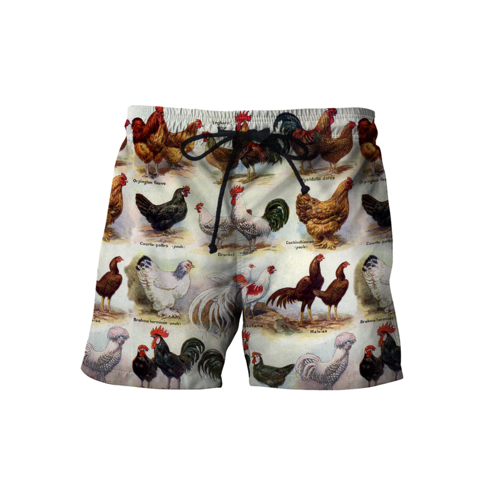 Premium Rooster 3D All Over Printed Unisex Shirts