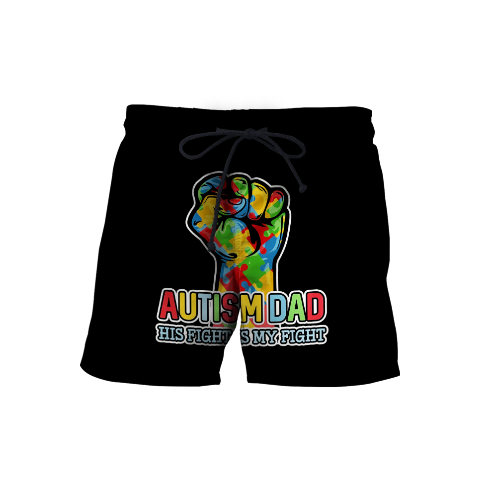 Autism dad 3d hoodie shirt for men and women HAC110504-Apparel-HG-Shorts-S-Vibe Cosy™