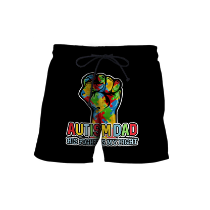 Autism dad 3d hoodie shirt for men and women HAC110504-Apparel-HG-Shorts-S-Vibe Cosy™