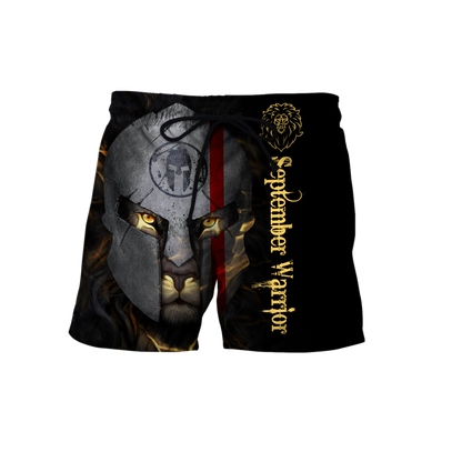 September Spartan Lion Warrior 3D All Over Printed Unisex Shirts