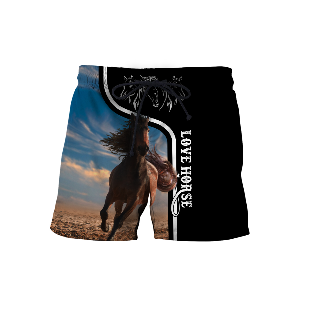 Love Horse 3D All over print for Men and Women shirt Pi030101-Apparel-NNK-Hoodie-S-Vibe Cosy™
