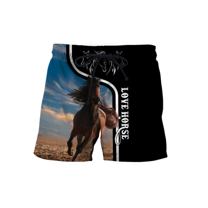 Love Horse 3D All over print for Men and Women shirt Pi030101-Apparel-NNK-Hoodie-S-Vibe Cosy™