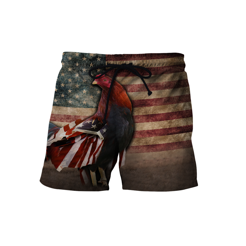 Premium Rooster 3D All Over Printed Unisex Shirts