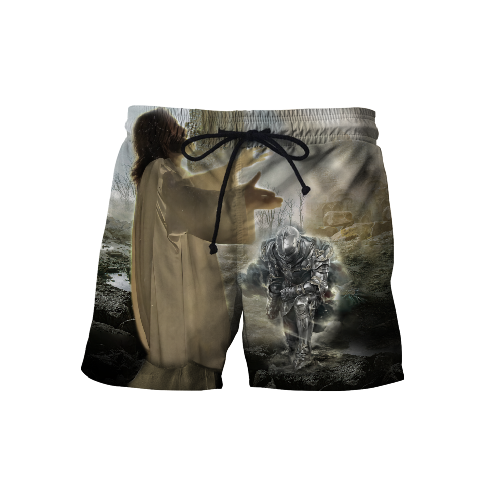 Jesus and Knight templar 3D all over printed for men and women HHT07092018
