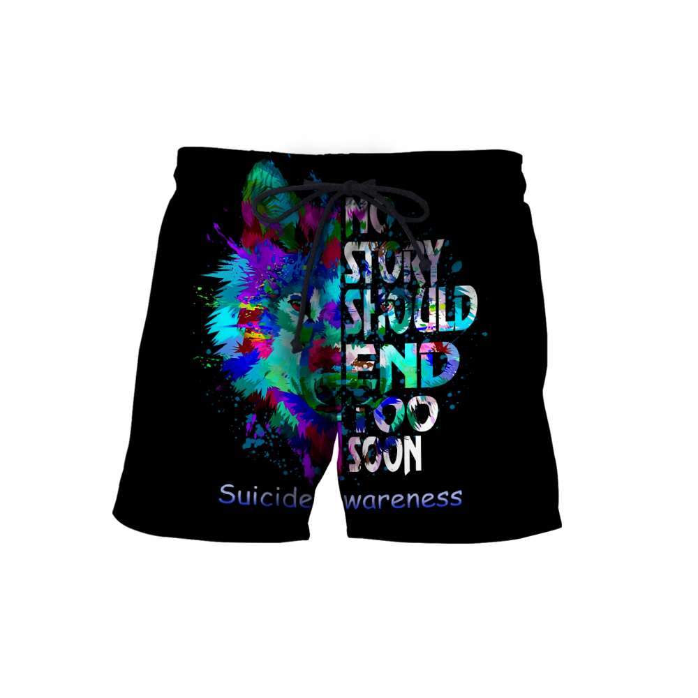 Suicide 3d hoodie shirt for men and women HAC090501S-Apparel-HG-Shorts-S-Vibe Cosy™