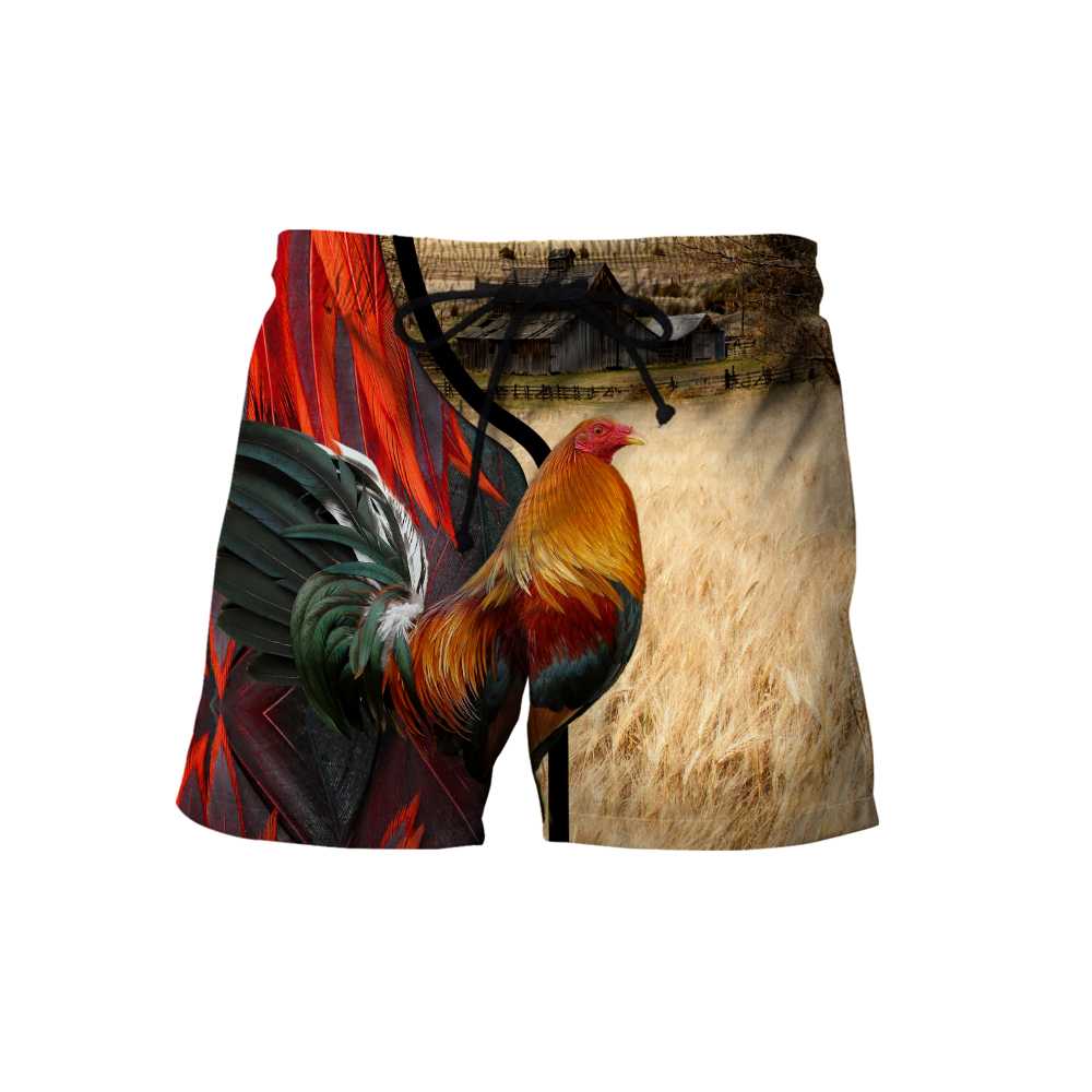 Premium Rooster 3D All Over Printed Unisex Shirts