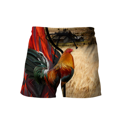 Premium Rooster 3D All Over Printed Unisex Shirts