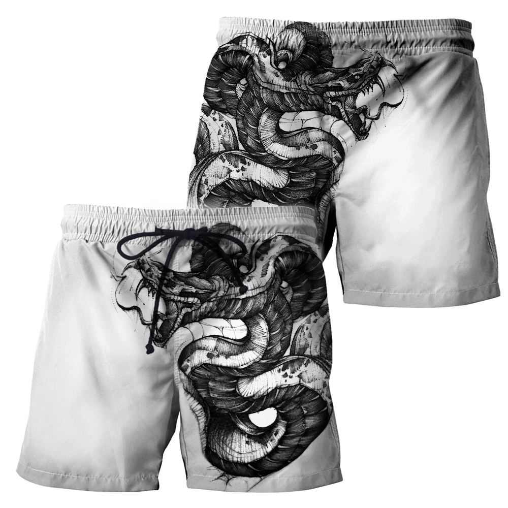 Snake Tattoo Hoodie T Shirt For Men and Women HAC210501-Apparel-NM-Shorts-S-Vibe Cosy™