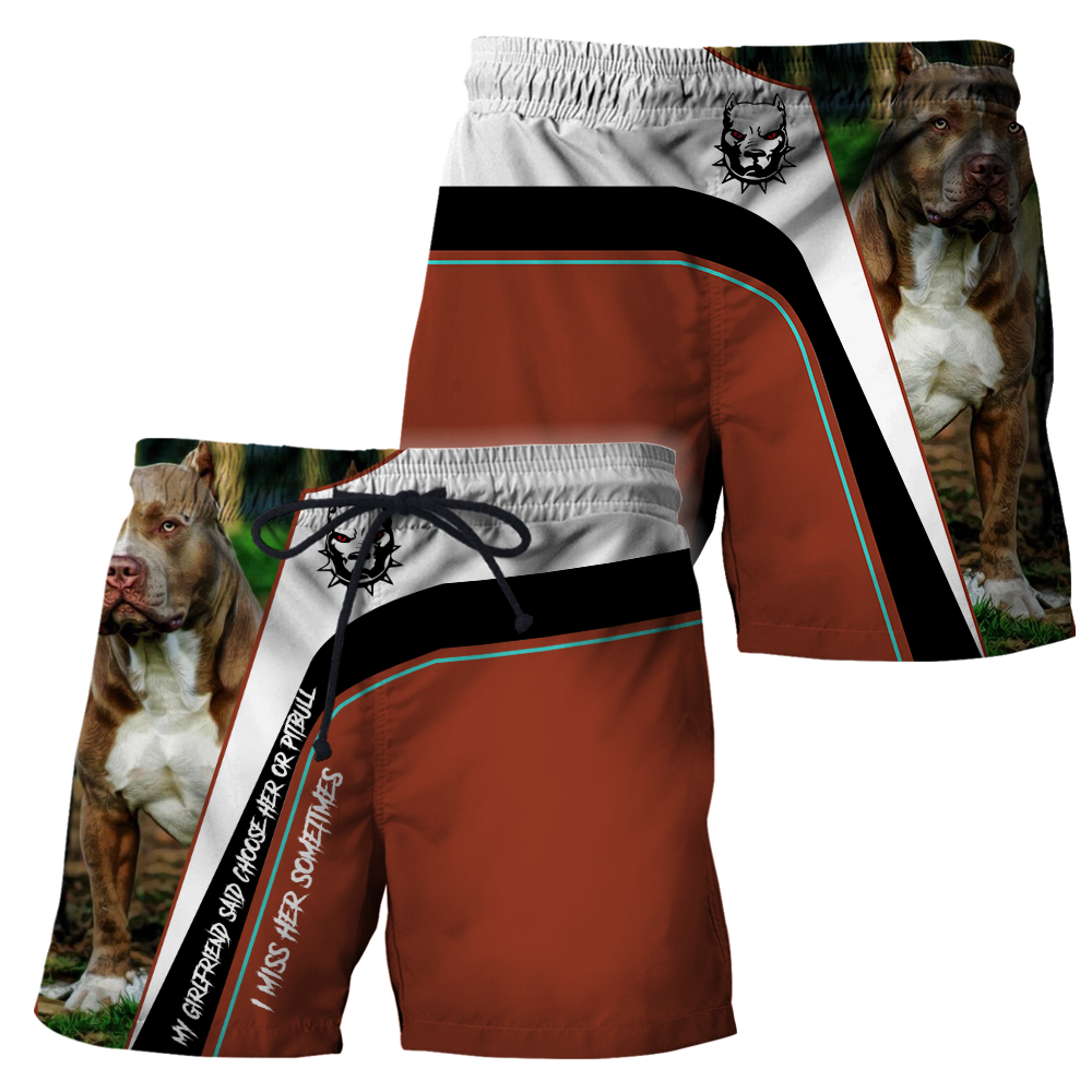 Pitbull 3d hoodie shirt for men and women HVT31102003