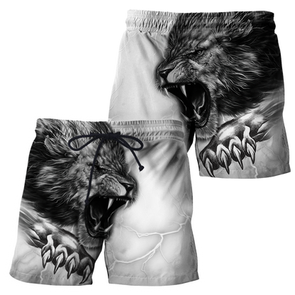 Lion Warrior 3D All Over Print Hoodie Pi28082002