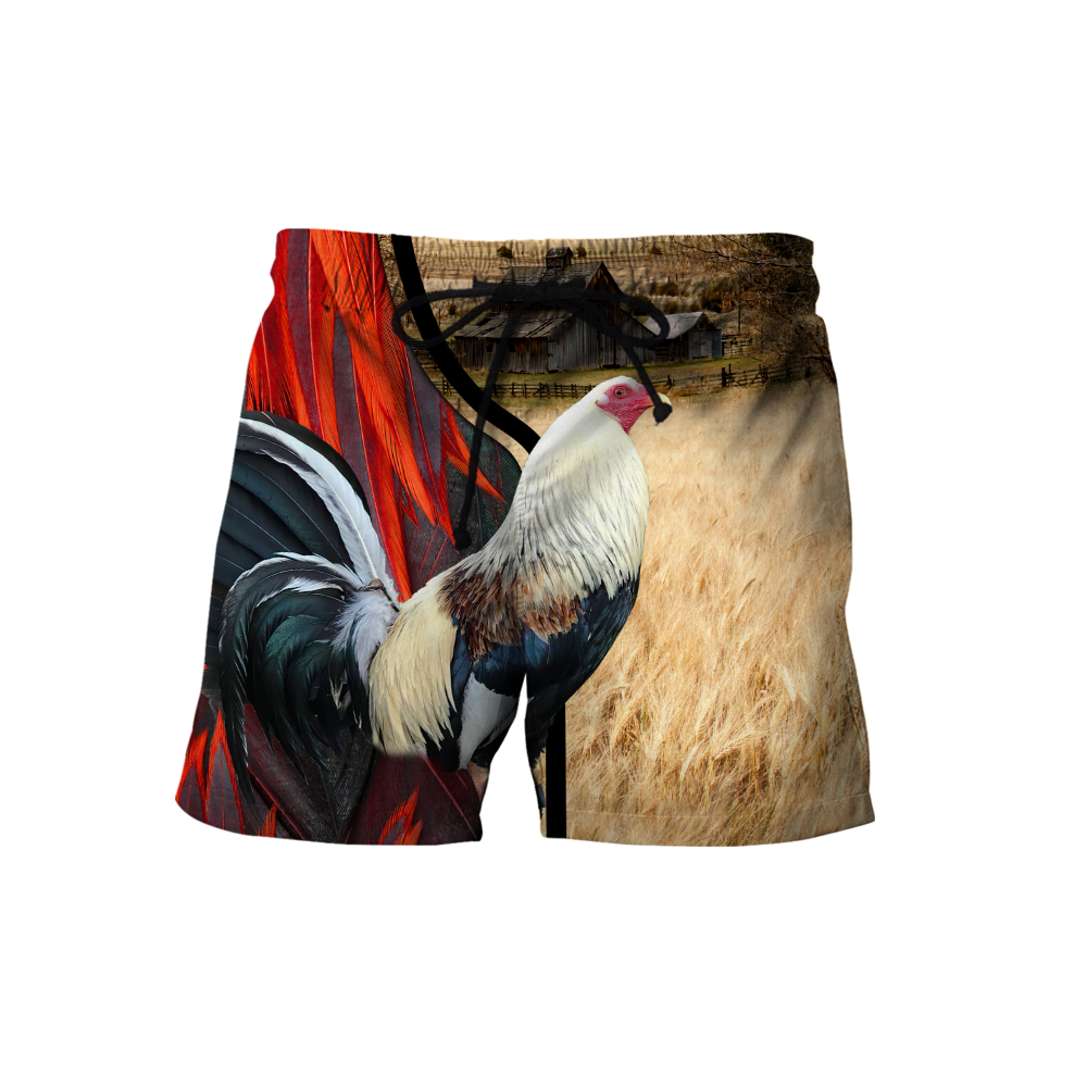 Premium Rooster 3D All Over Printed Unisex Shirts