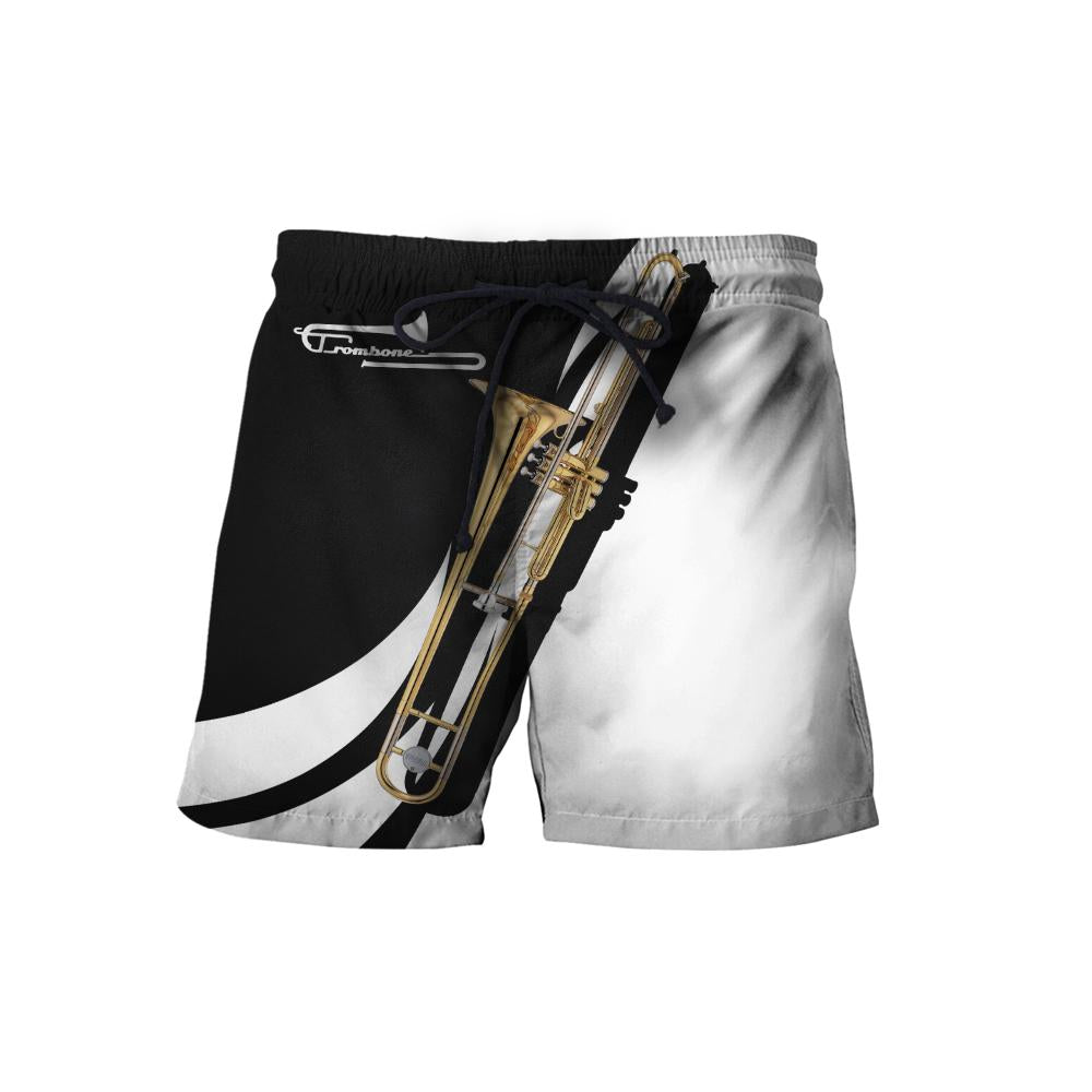 Trombone music 3d hoodie shirt for men and women HG HAC26122-Apparel-HG-Shorts-S-Vibe Cosy™