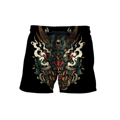 Samurai Tattoo Art Hoodie T Shirt For Men and Women HAC220602-NM-Apparel-NM-Shorts-S-Vibe Cosy™