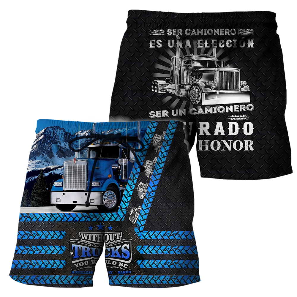 All Over Printed Trucker Hoodie MEI